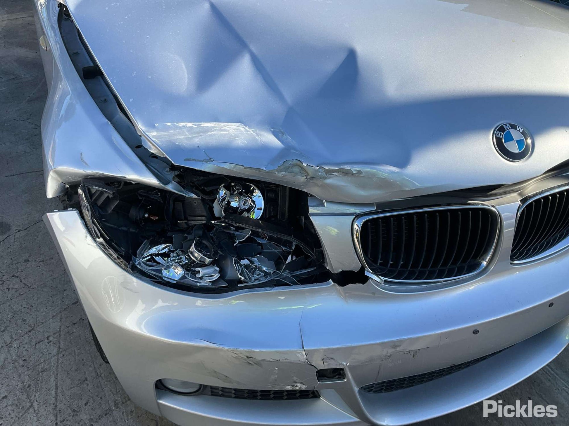 2011 BMW 1 SERIES E82/E87/E88, COUPE/HATCH/CABRIO, HALOGEN TYPE, 03/09-03/11 63117249651 LEFT HEADLAMP