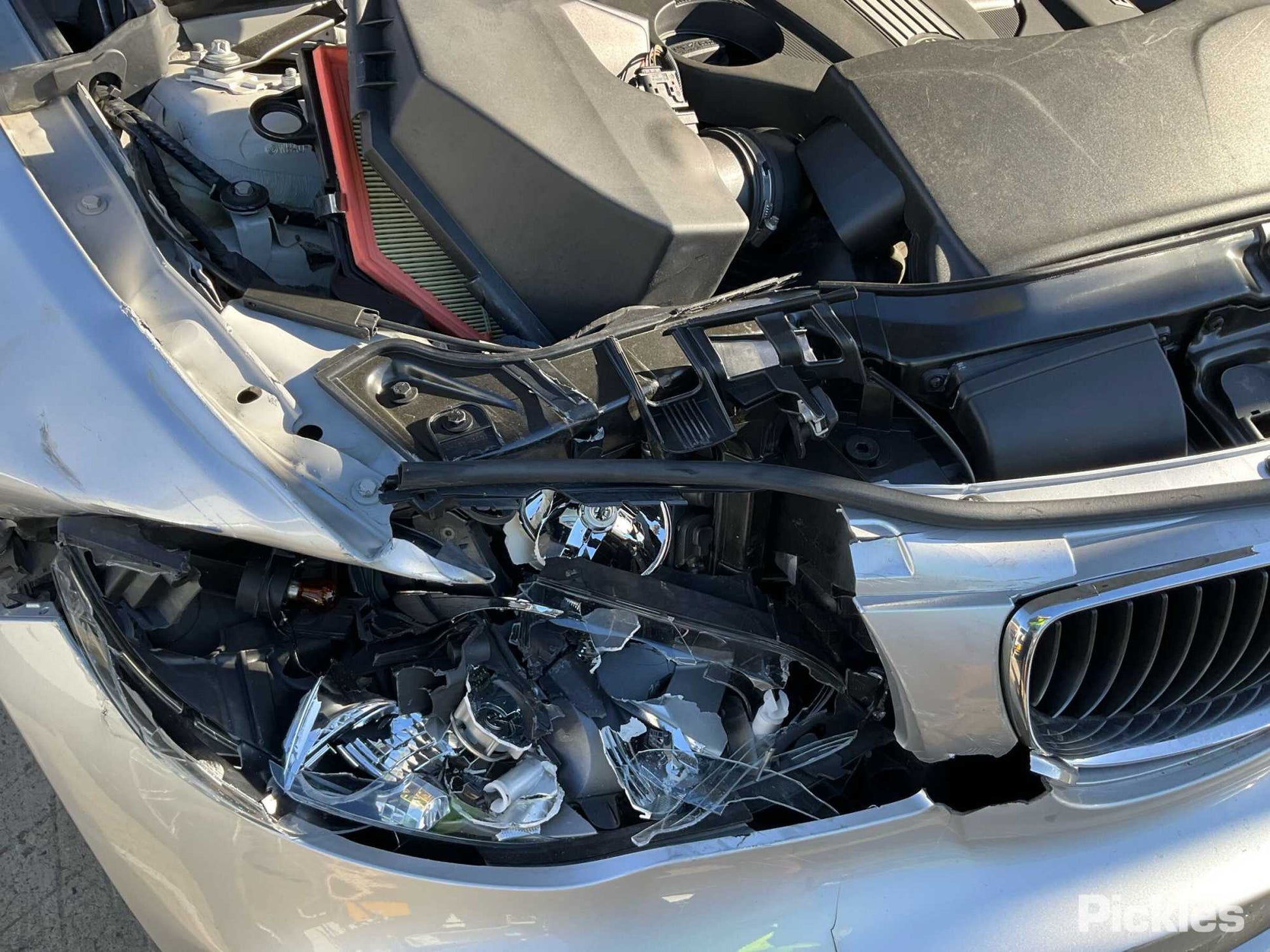 2011 BMW 1 SERIES E82/E87/E88, COUPE/HATCH/CABRIO, HALOGEN TYPE, 03/09-03/11 63117249651 LEFT HEADLAMP