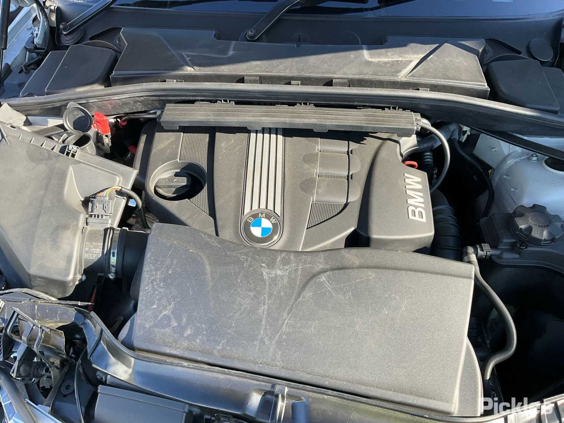 2011 BMW 1 SERIES E82/E87/E88, COUPE/HATCH/CABRIO, HALOGEN TYPE, 03/09-03/11 63117249651 LEFT HEADLAMP