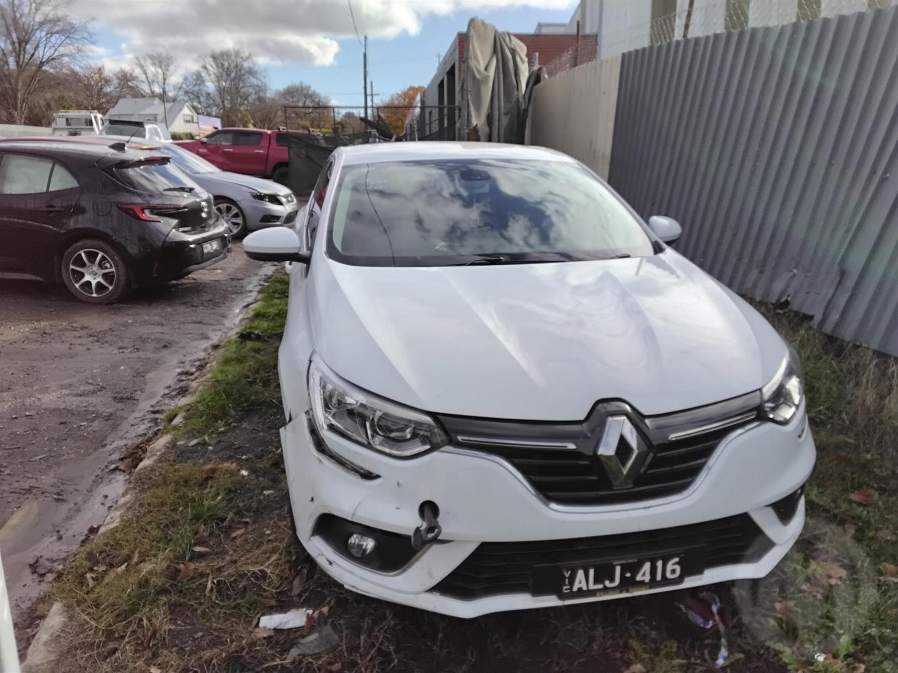 2017 RENAULT MEGANE BFB, HATCH, 06/16-02/20 265552605R LEFT TAILLIGHT