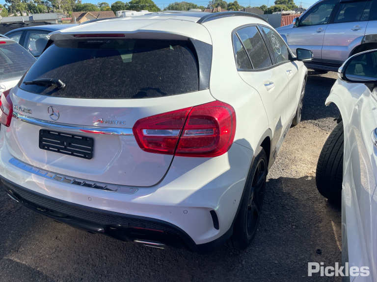2017 MERCEDES GLA CLASS LH REAR, SEAT BELT ONLY, X156, 04/14-01/20  SEAT BELT STALK