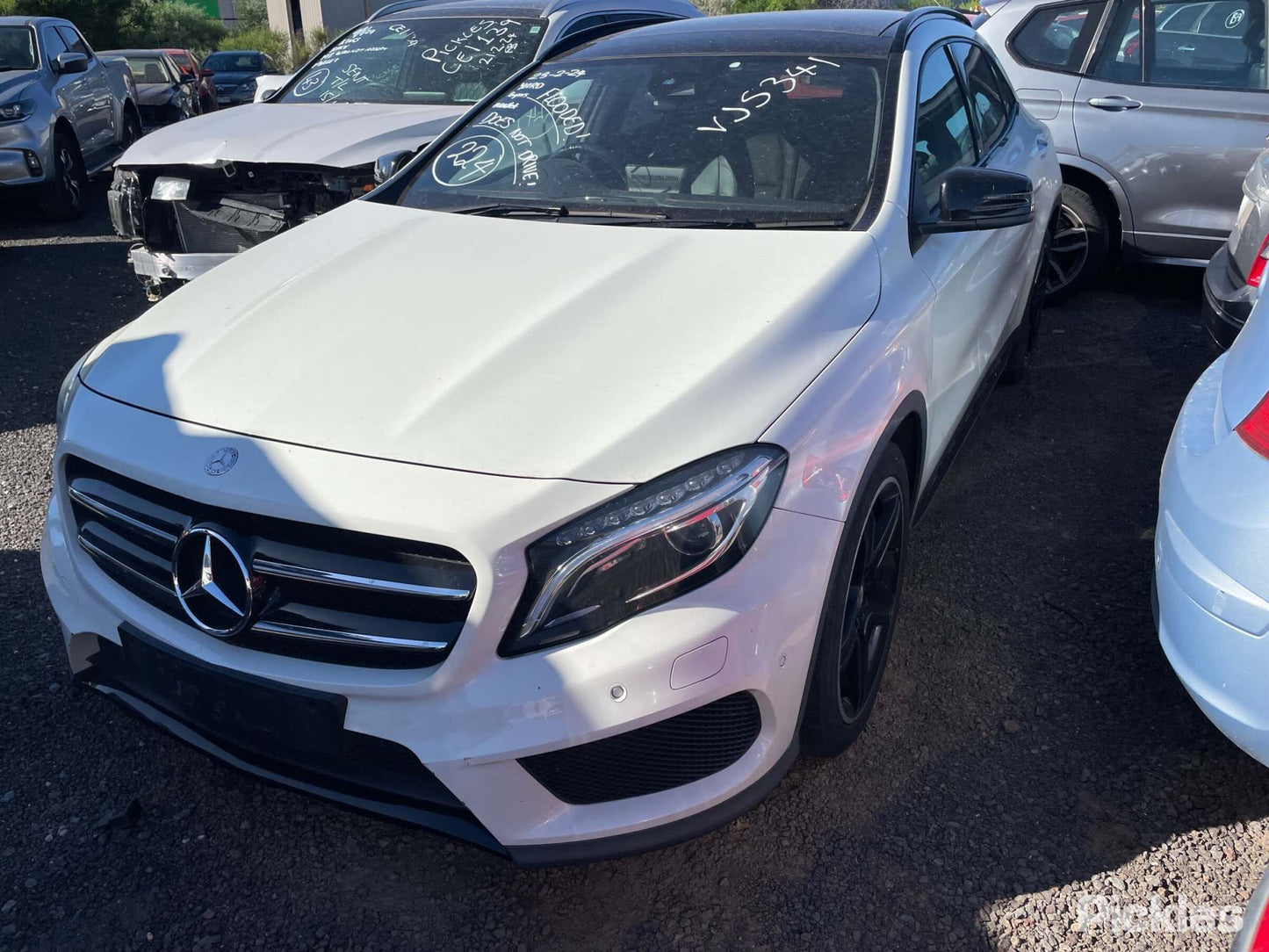 2017 MERCEDES GLA CLASS RIGHT FRONT DOOR LOCK, X156, 04/14-01/20 A1667200235 DOOR BOOT GATE LOCK