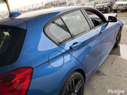 2018 BMW 1 SERIES F20, HATCH, 06/11-04/19 51357242557 LEFT REAR DOOR WINDOW