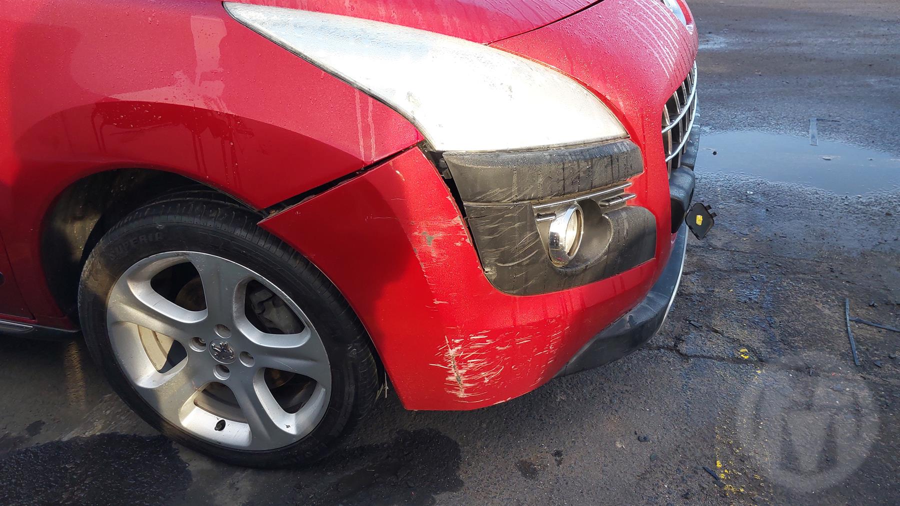 2010 PEUGEOT 3008 T8, 05/10-10/16 9202N8/9806046580 RIGHT FRONT DOOR WINDOW