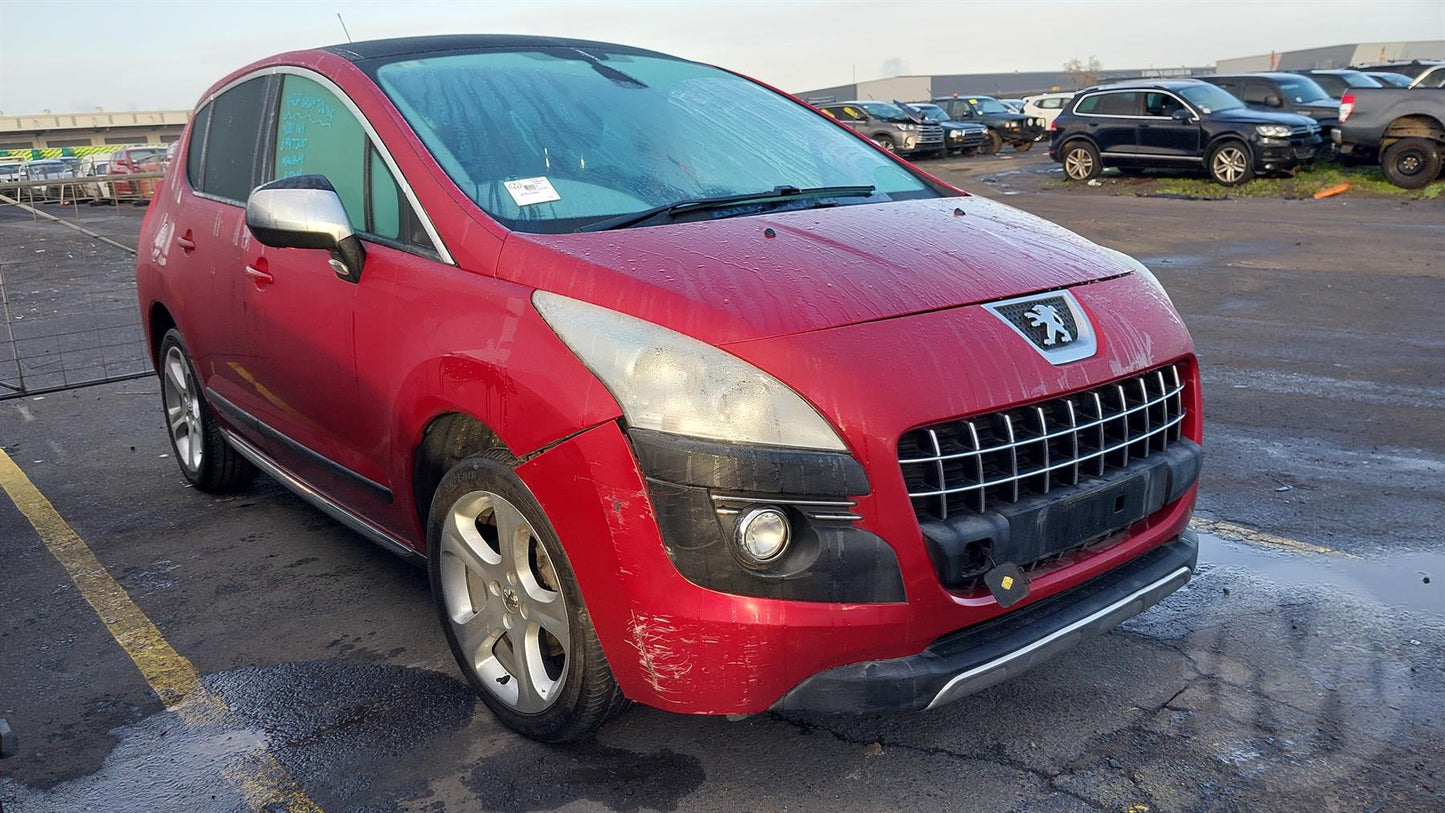 2010 PEUGEOT 3008 T8, 05/10-10/16 9202N8/9806046580 RIGHT FRONT DOOR WINDOW