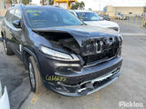 2015 JEEP CHEROKEE KL, DUAL FAN ASSY, DIESEL, 2.0, TURBO, MULTIJET II, 02/14-03/18 52014621AE FAN