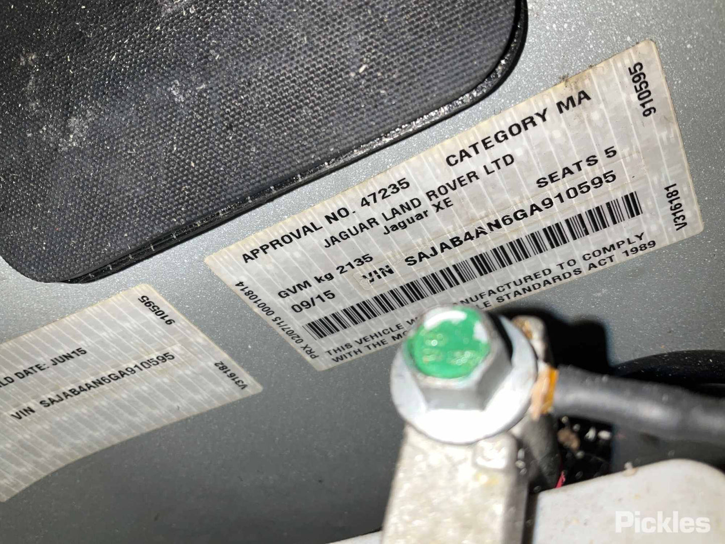 2015 JAGUAR XE UNDER CAR-CAT TYPE, 2.0, DIESEL, X760, 05/15-04/19 T2H6564 CATALYTIC CONVERTER