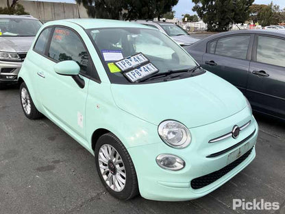 2019 FIAT 500 ELECT ADJ, HEATED, BLACK TYPE, NON 500E, 10/15- 735655737 LEFT DOOR MIRROR