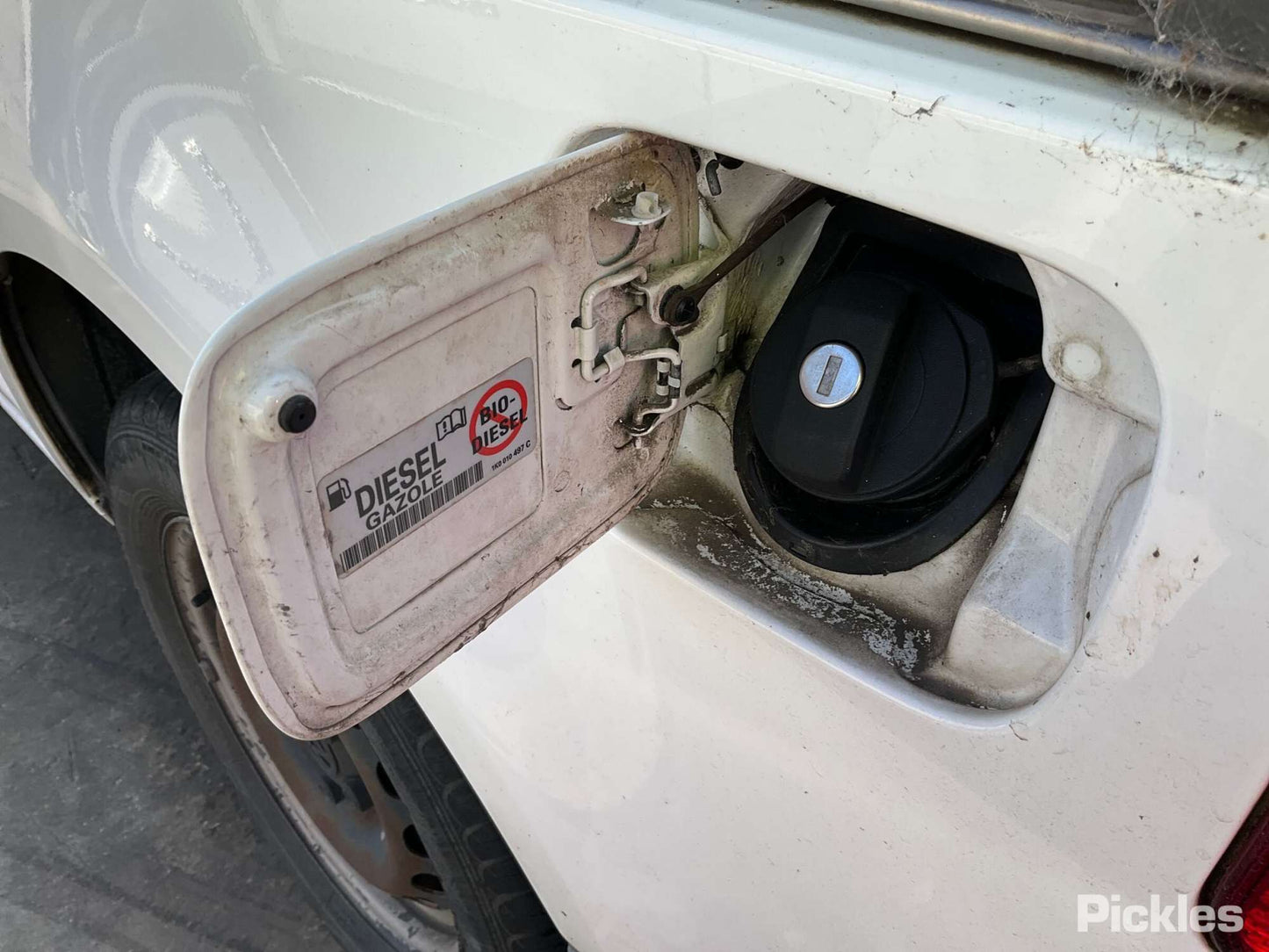 2010 VOLKSWAGEN CADDY LEFT BARN DOOR LOCK, UPPER, 2K, 12/04-06/15 7H0827161A DOOR BOOT GATE LOCK