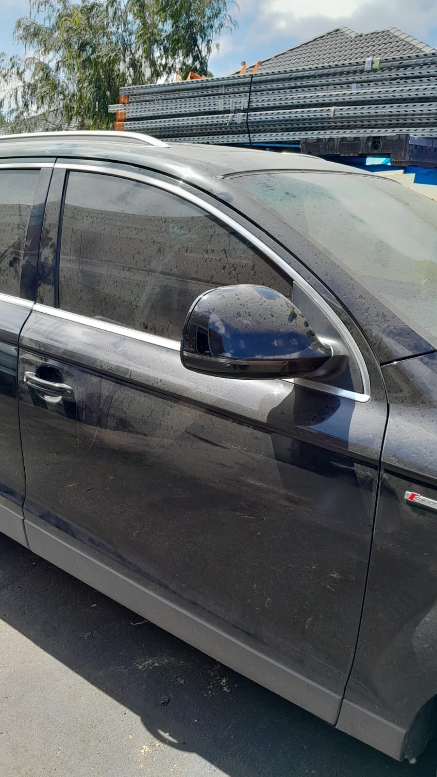 2006 AUDI Q7 DISPLAY UNIT ONLY, 8IN, 4L, 09/06-09/09 8T0919603C RADIO CD DVD SAT TV