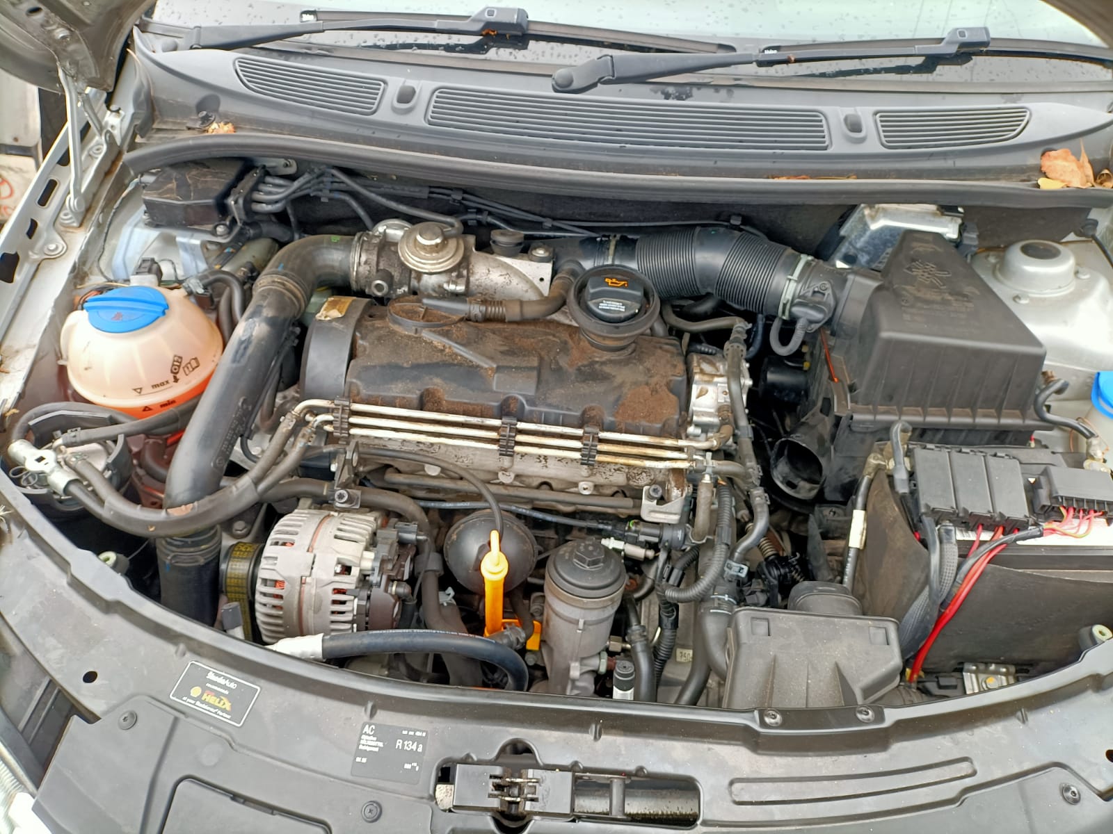 2008 SKODA ROOMSTER DIESEL, 1.9, TURBO, 5J, BSW CODE, 10/07-08/09 038100044 ENGINE