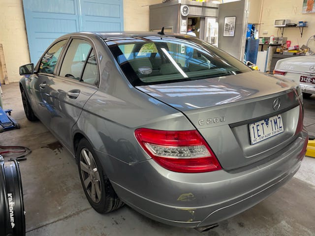 2009 MERCEDES C CLASS W204, TINTED, 07/07-05/11 A2047350110 RIGHT REAR DOOR WINDOW
