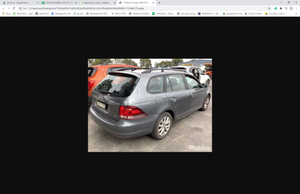 2012 VOLKSWAGEN GOLF GEN 6, WAGON, 09/09-01/13 1K9945095G LEFT TAILLIGHT