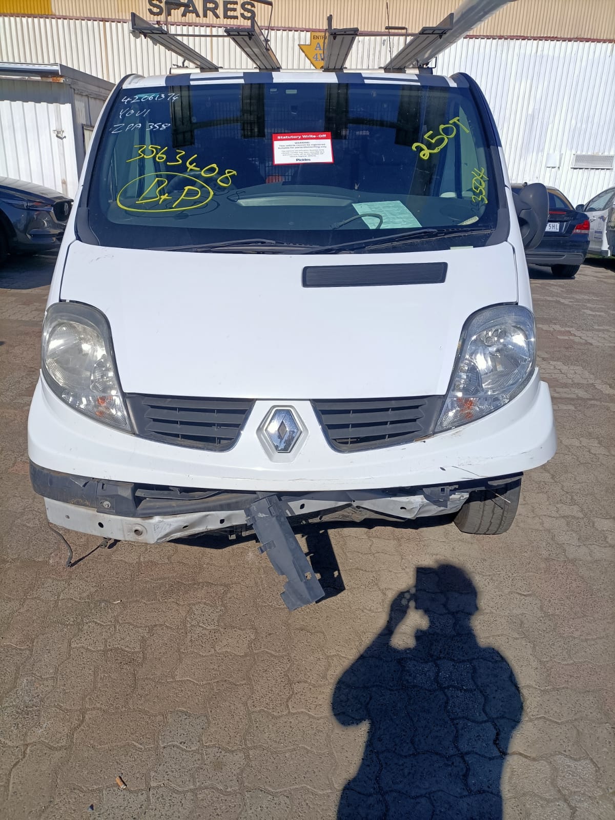 2014 RENAULT TRAFIC RADIATOR FAN, 2.0, X83, 05/07-12/14 7701050191 FAN