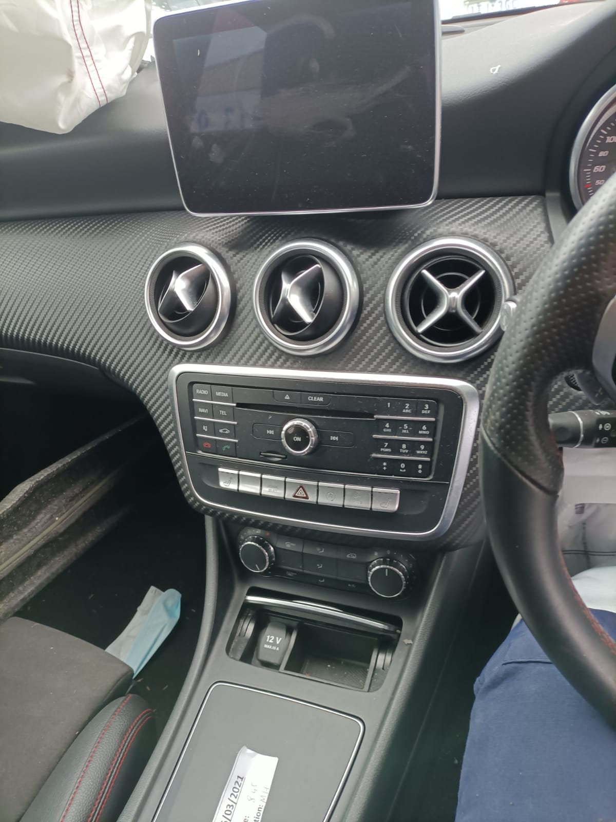 2016 MERCEDES A CLASS UNDER DASH, W176, 09/12-03/18  FUSE BOX