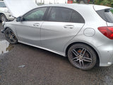 2016 MERCEDES A CLASS W176, NON AIRBAG BADGE TYPE, BLACK STITCH, 03/13-03/18 A0004603403 STEERING WHEEL