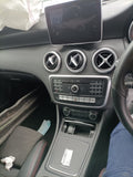 2016 MERCEDES A CLASS W176, NON AIRBAG BADGE TYPE, BLACK STITCH, 03/13-03/18 A0004603403 STEERING WHEEL