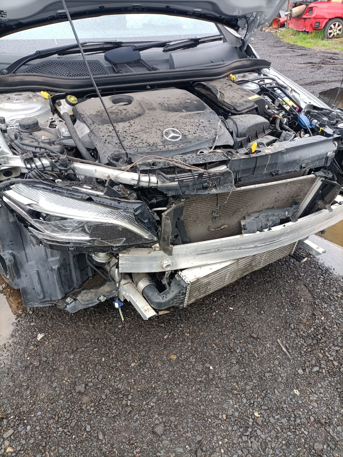 2016 MERCEDES A CLASS W176, 03/13-03/18 A1767350310 LEFT REAR DOOR WINDOW