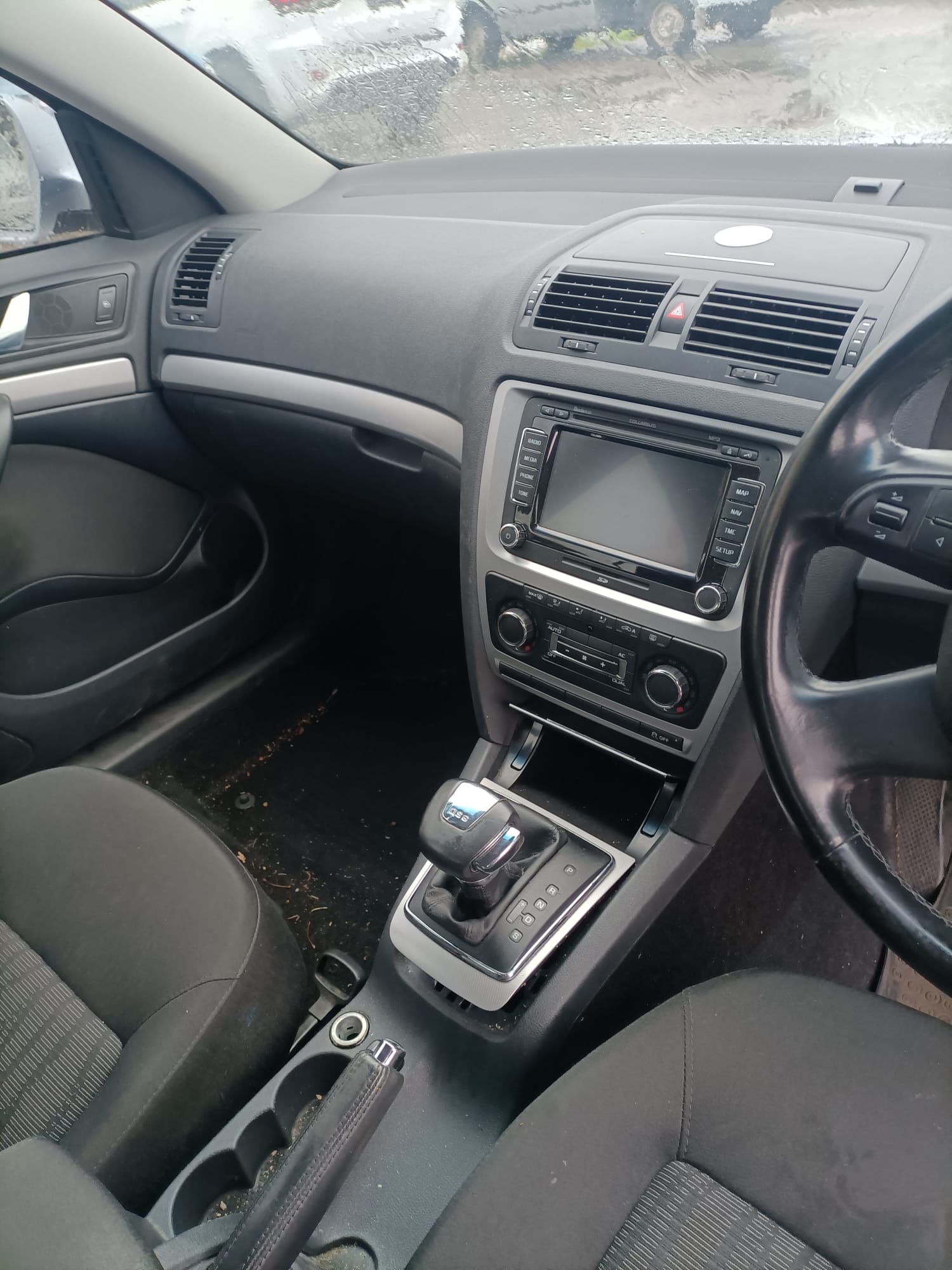 2010 SKODA OCTAVIA DUAL ZONE CLIMATE CONTROL, 1Z, NON HEATED SEAT TYPE, 03/09-10/13 3T0907044AR HEATER AC CONTROLS