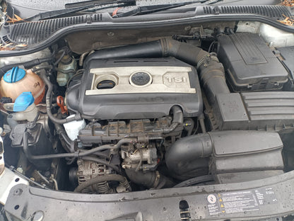 2010 SKODA OCTAVIA 1Z, LIFTBACK SEDAN, NON PARK SENSOR TYPE, 05/09-10/13  1Z5807417 REAR BUMPER