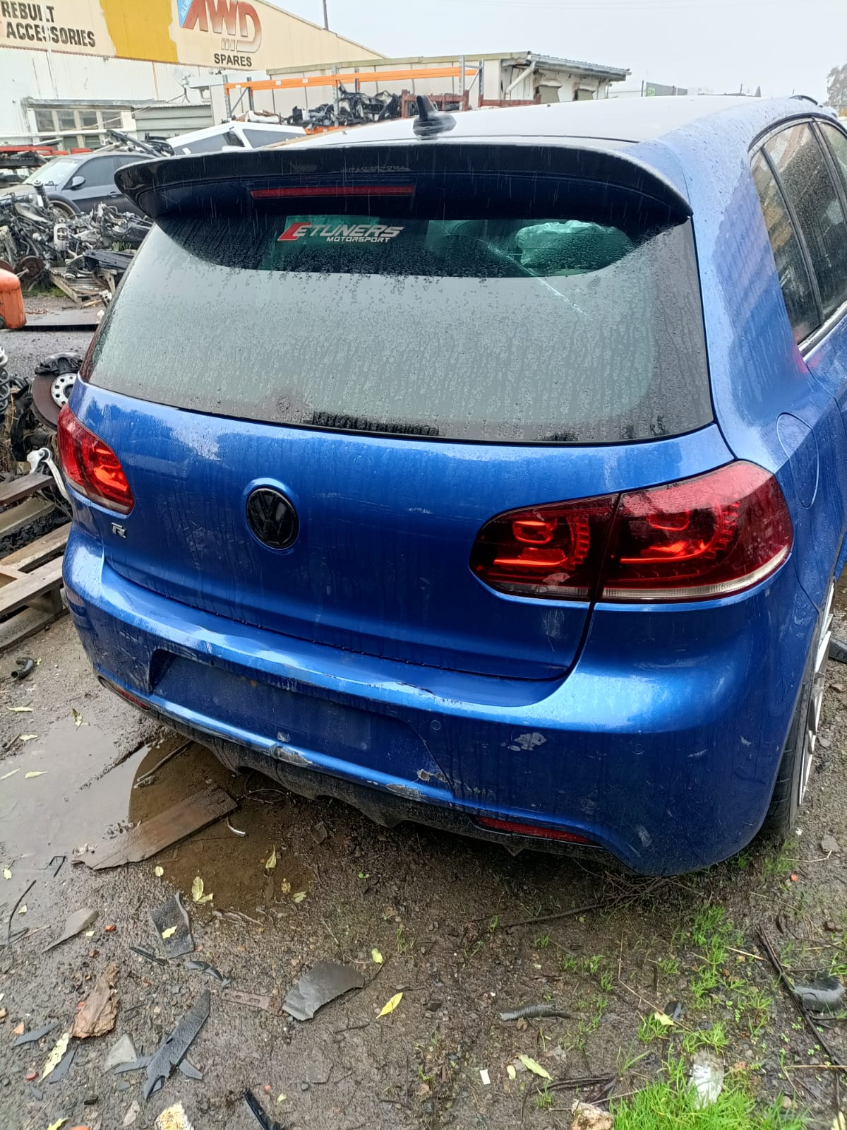 2012 VOLKSWAGEN GOLF TAILGATE LAMP (RH SIDE), R TYPE, GEN 6, 12/08-03/13 5K0945094AG REAR GARNISH