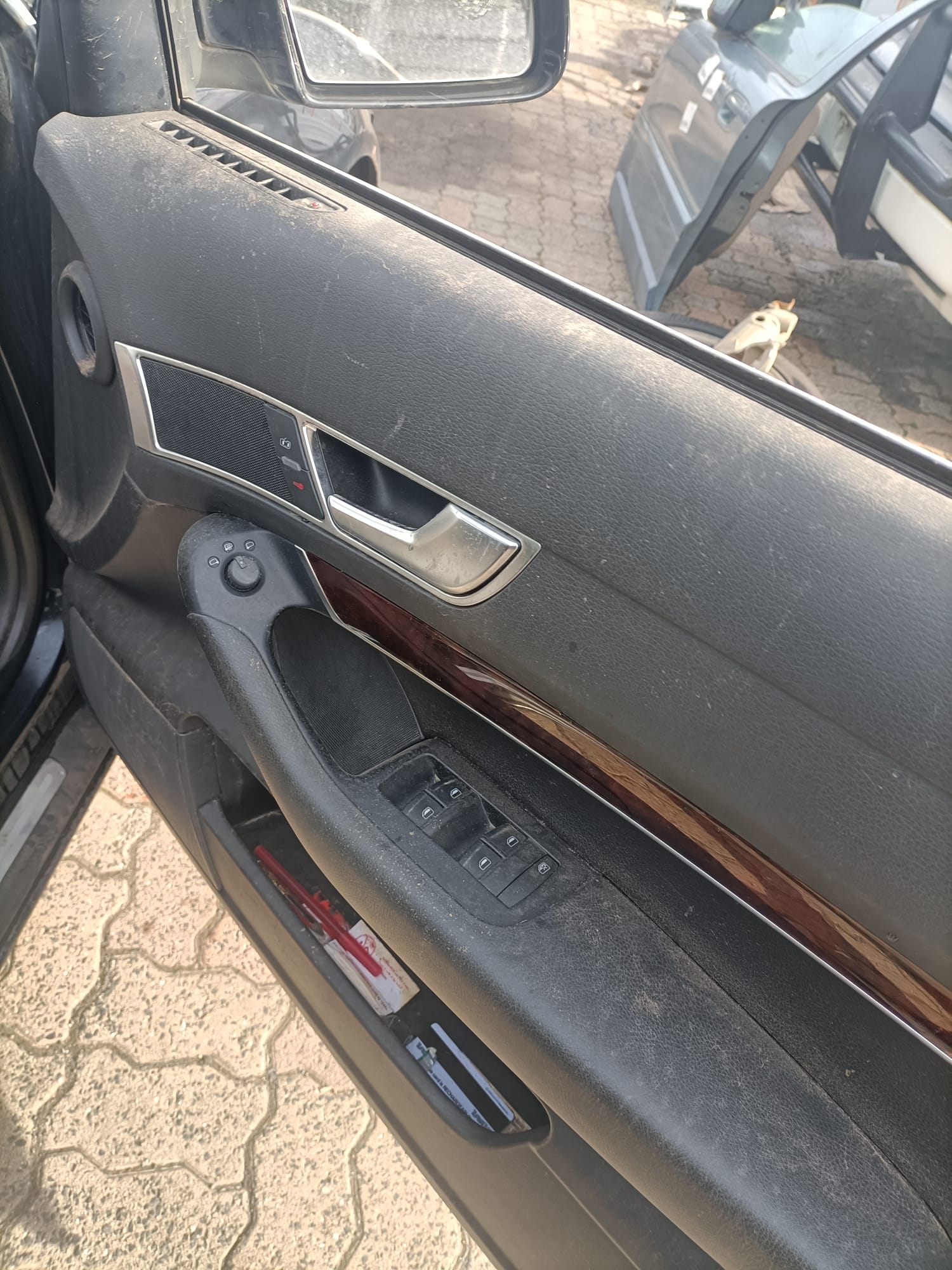 2008 AUDI A6 C6/4F, A6, STANDARD TYPE, 10/08-06/11 8E0857508B RIGHT DOOR MIRROR