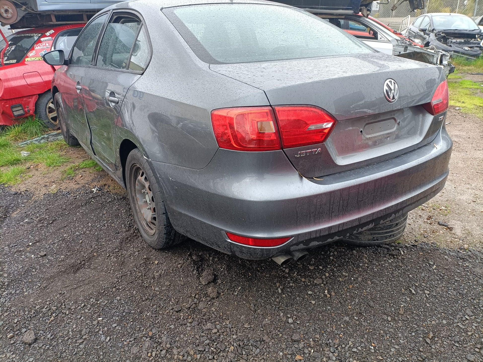 2011 VOLKSWAGEN JETTA 1B, 02/11-12/17 5C6839461A LEFT REAR WND REG MOTOR