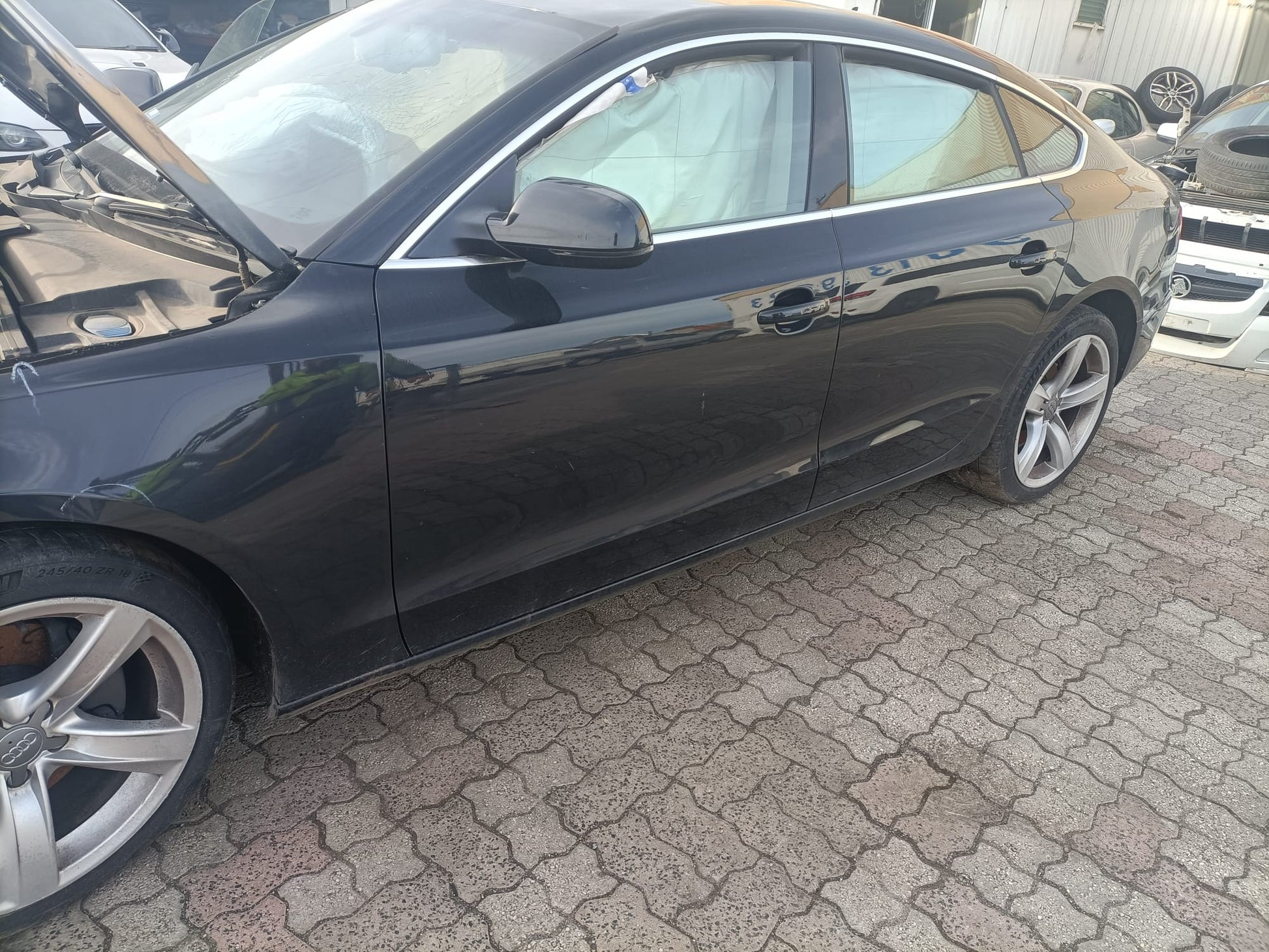 2010 AUDI A5/S5 LEFT FRONT DOOR LOCK, 8T, SINGLE ROW (6 PIN), P/N 8J2837015C, 11/09-11/16 8J2837015C DOOR BOOT GATE LOCK