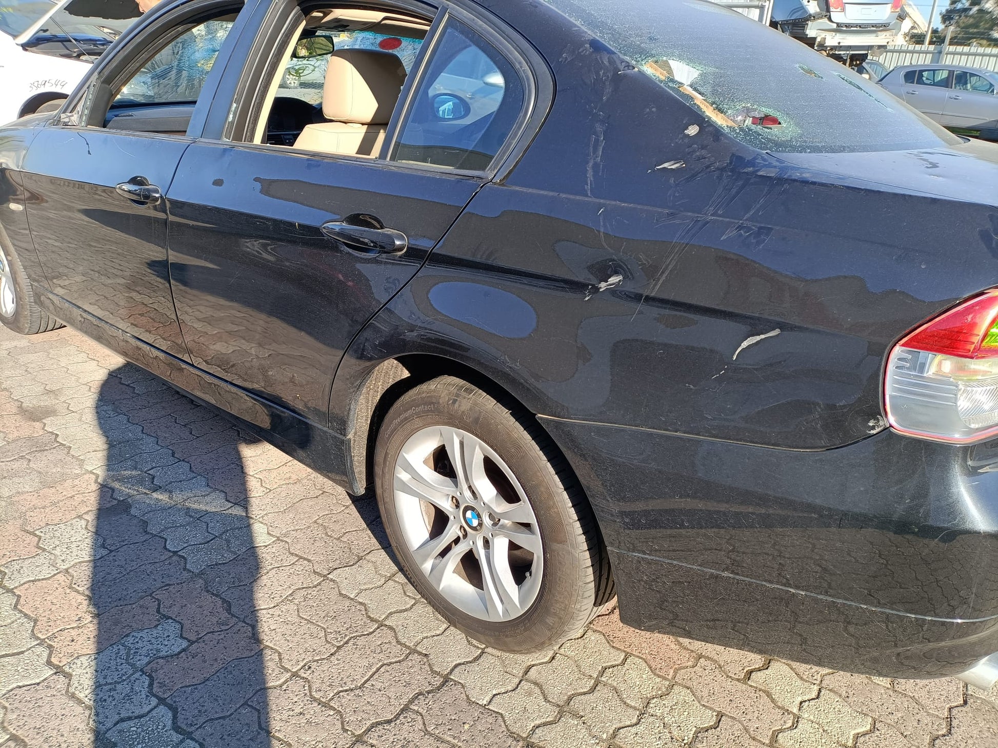 2008 BMW 3 SERIES E90/E91, SEDAN/WAGON, BI XENON, ADAPTIVE TYPE, 03/05-10/08 63117162081 LEFT HEADLAMP