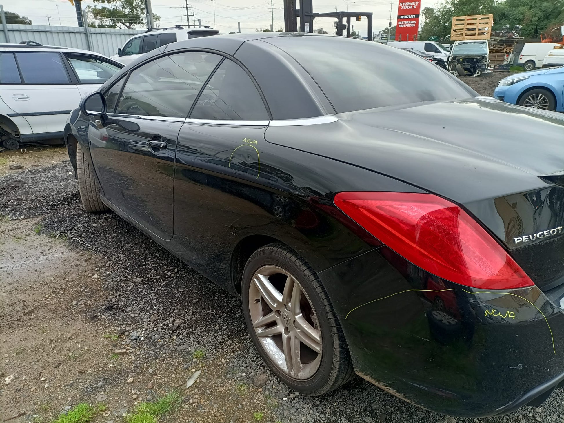 2009 PEUGEOT 308 T7, 09/07-09/14 7840W1 LEFT GUARD