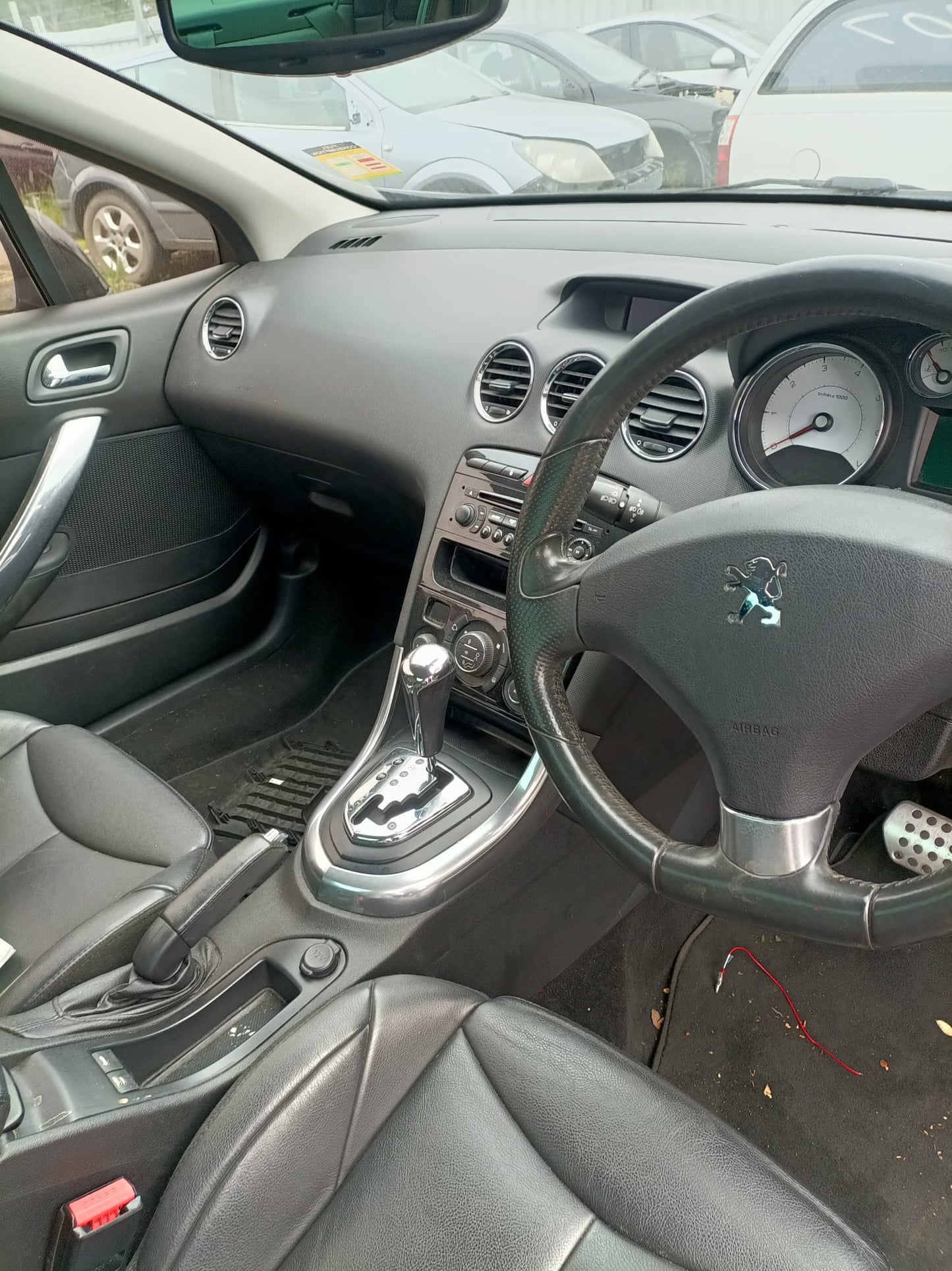 2009 PEUGEOT 308 T7, CABRIO, POWER FOLDING, 07/09-09/14 8153YA RIGHT DOOR MIRROR