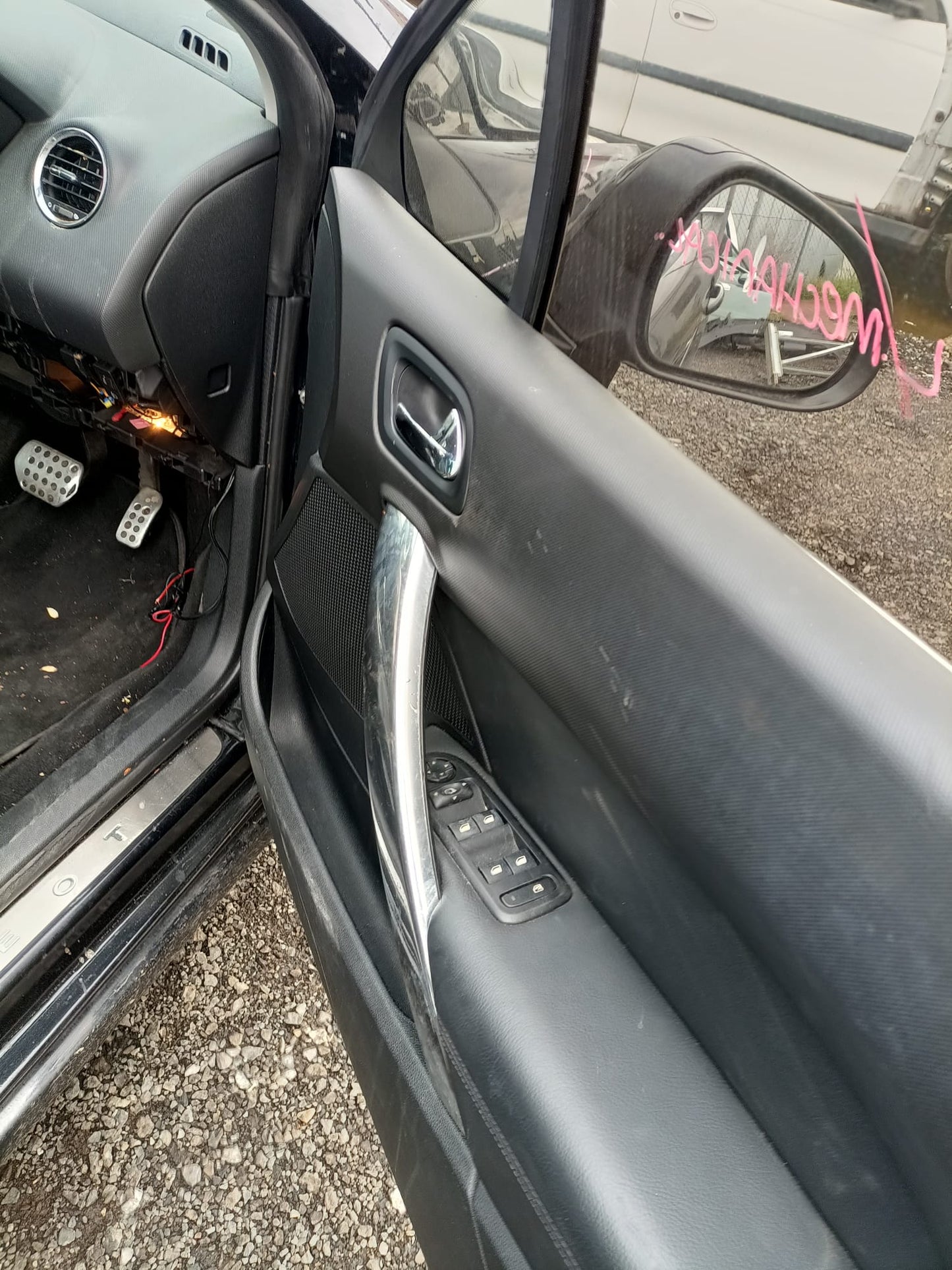 2009 PEUGEOT 308 T7, CABRIO, POWER FOLDING, 07/09-09/14 8153YA RIGHT DOOR MIRROR