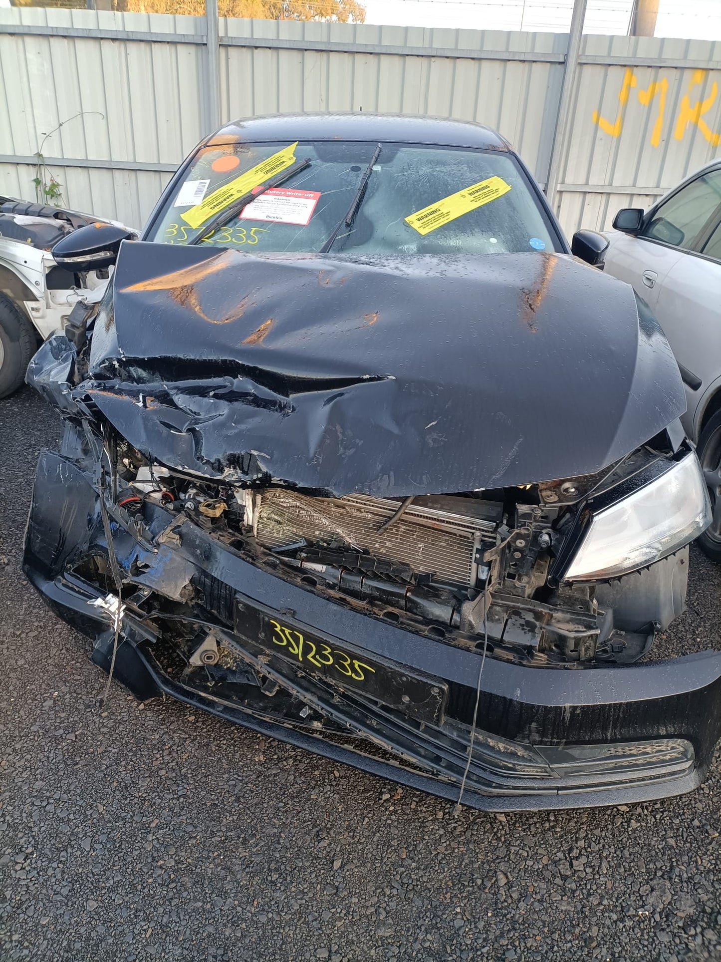 2015 VOLKSWAGEN JETTA 1B, 02/11-12/17 5C6837462K RIGHT FRONT WINDOW REG MOTOR