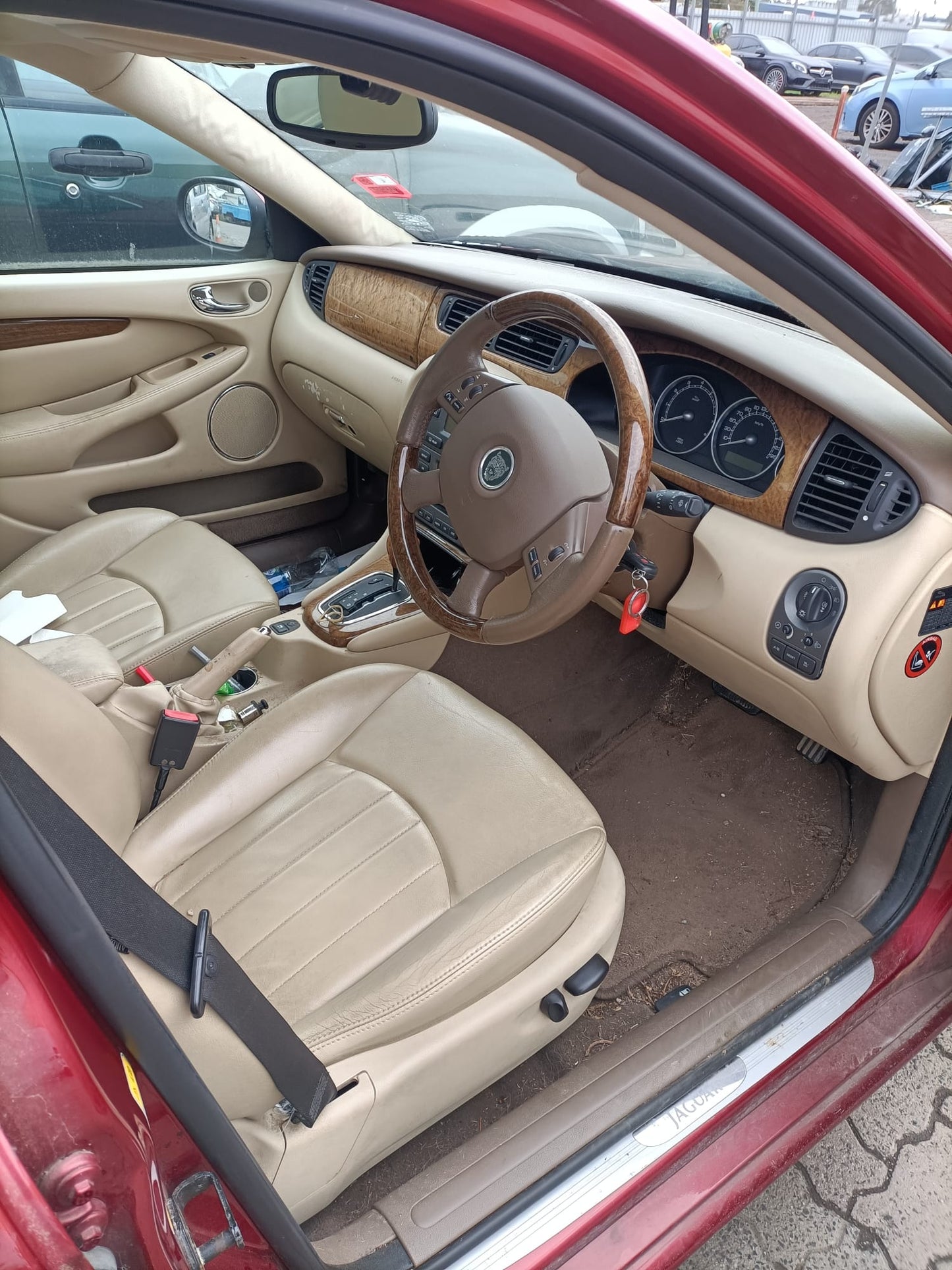 2006 JAGUAR X TYPE X400, CLIMATE CONTROL TYPE, 4 PIN PLUG, 09/01-12/10 C2S25791 HEATER FAN MOTOR