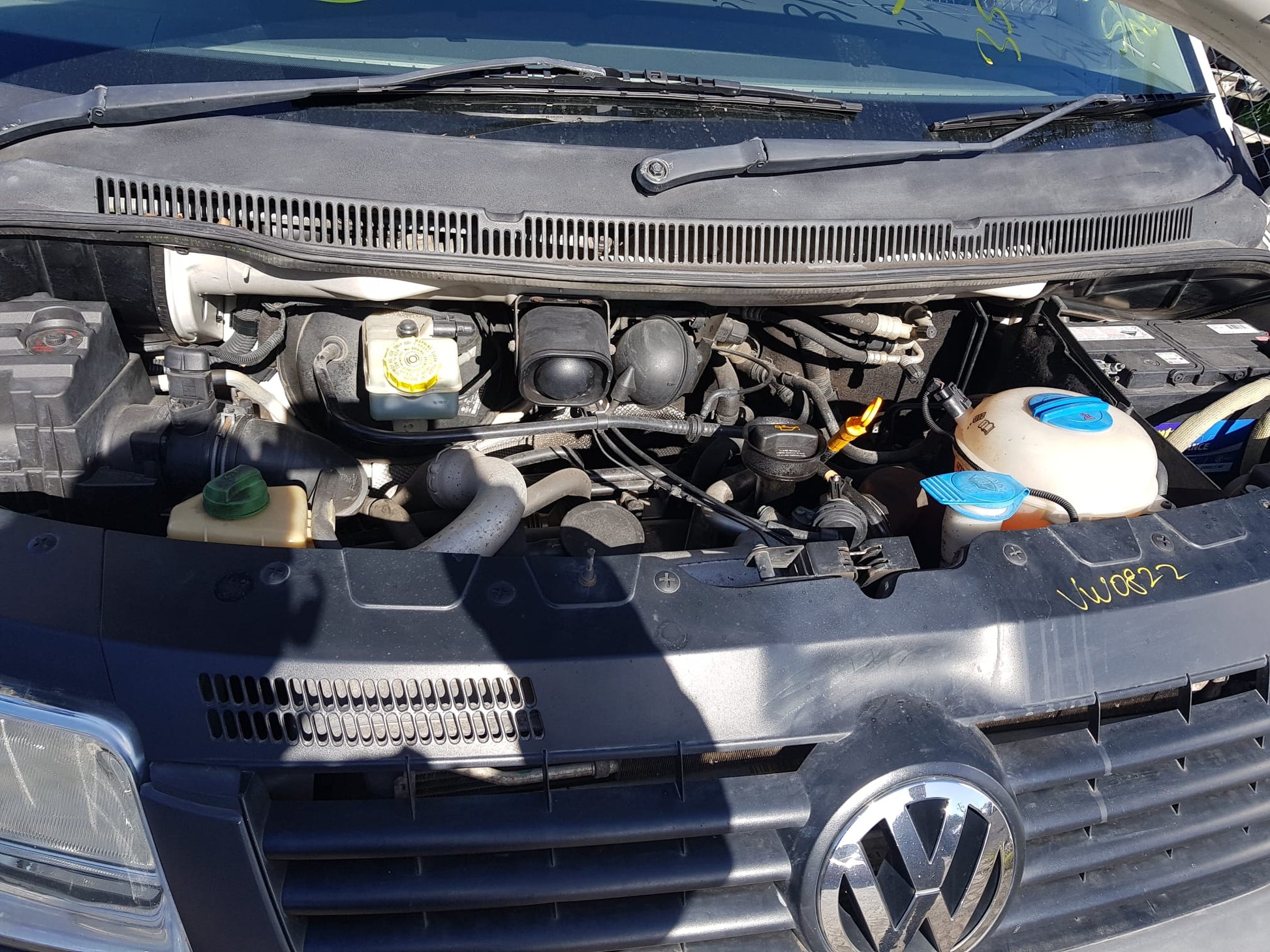 2006 VOLKSWAGEN TRANSPORTER UNDER CAR-CAT TYPE, 2.5, DIESEL, AXD/AXE CODE, T5, 08/04-02/10  CATALYTIC CONVERTER