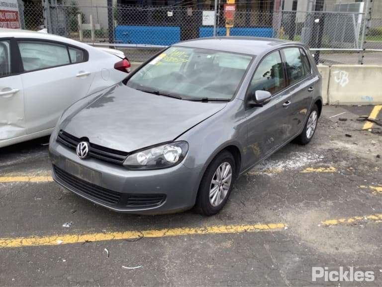 2011 VOLKSWAGEN GOLF GEN 6, HATCH, MANUAL FOLD, NON MEMORY TYPE (6XN), 6 WIRE, 12/08-03/13 5K0857507AD LEFT DOOR MIRROR