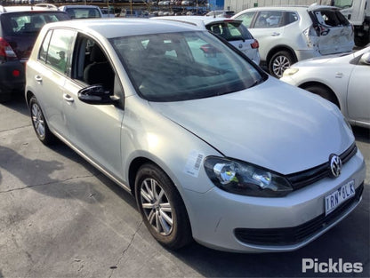 2010 VOLKSWAGEN GOLF STEERING WHEEL, HATCH, GEN 6, 12/08-03/13 5N0880201F RIGHT AIRBAG