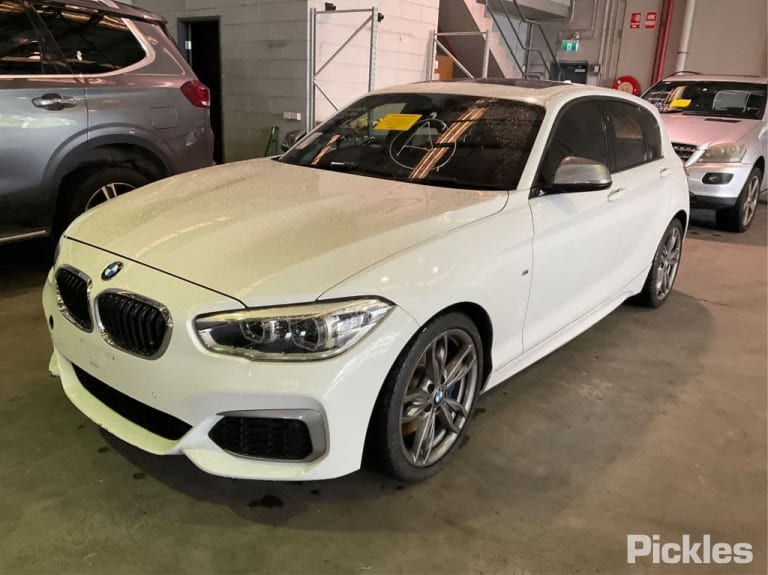 2016 BMW 1 SERIES F20, HATCH, RH REAR, ASSY (BELT AND STALK), 06/11-05/19  SEAT BELT STALK