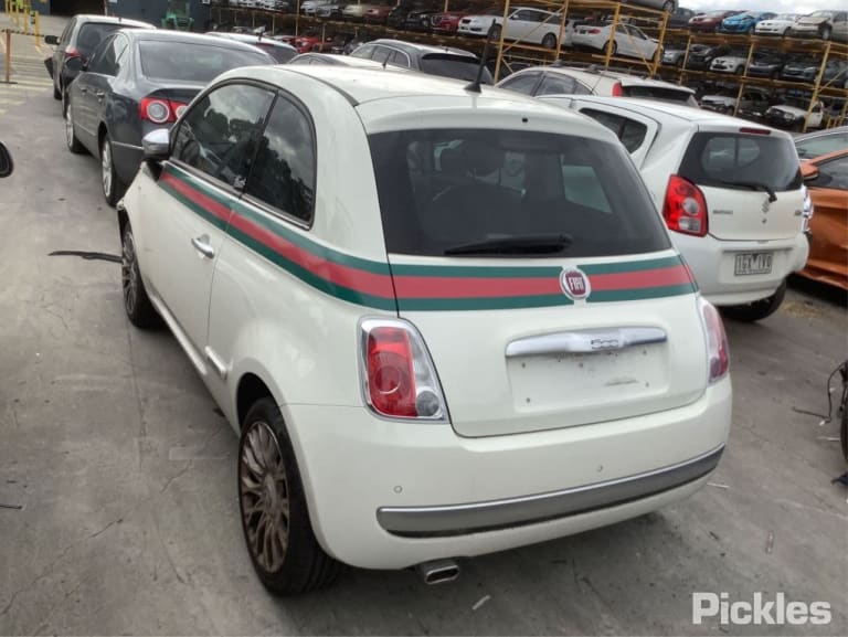 2008 FIAT 500 CHROME TYPE, 03/08- 735481657 LEFT DOOR MIRROR