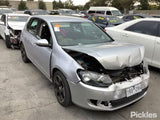 2011 VOLKSWAGEN GOLF GEN 6, PAIR, HATCH/WAGON, BLACK, 12/08-03/13 1K0857551N  1K0857552K SUNVISOR