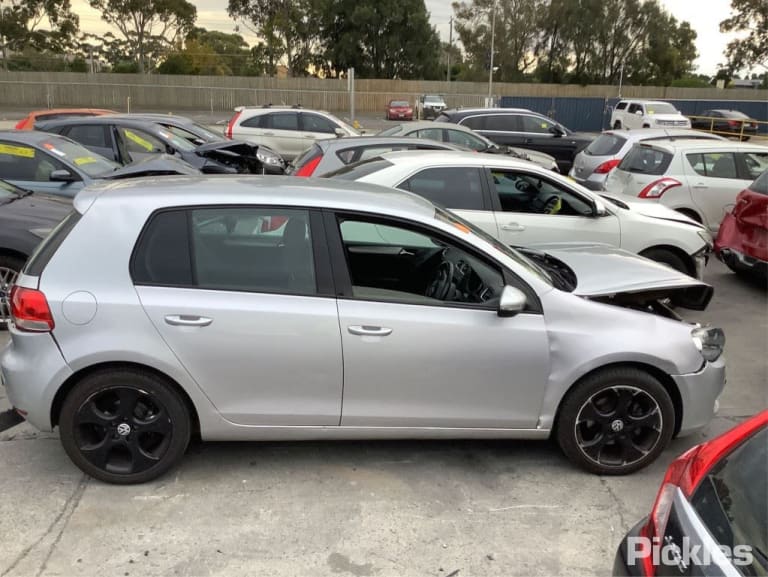 2011 VOLKSWAGEN GOLF GEN 6, PAIR, HATCH/WAGON, BLACK, 12/08-03/13 1K0857551N  1K0857552K SUNVISOR