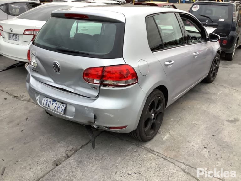 2011 VOLKSWAGEN GOLF GEN 6, PAIR, HATCH/WAGON, BLACK, 12/08-03/13 1K0857551N  1K0857552K SUNVISOR