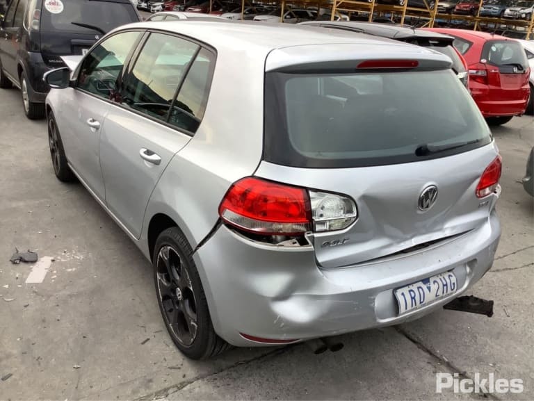2011 VOLKSWAGEN GOLF GEN 6, PAIR, HATCH/WAGON, BLACK, 12/08-03/13 1K0857551N  1K0857552K SUNVISOR