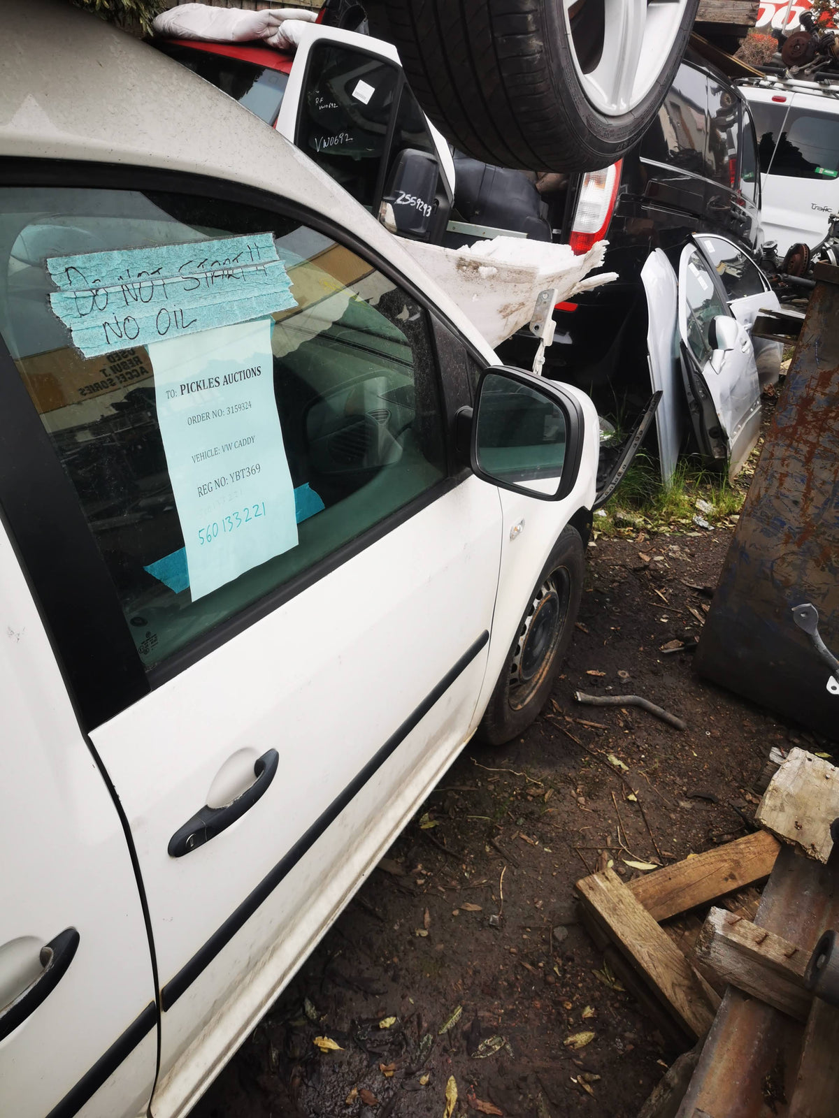 2007 VOLKSWAGEN CADDY DIESEL, 1.9, AUTO T/M, BOSCH, 2K, 12/04-08/10 02E911023L STARTER
