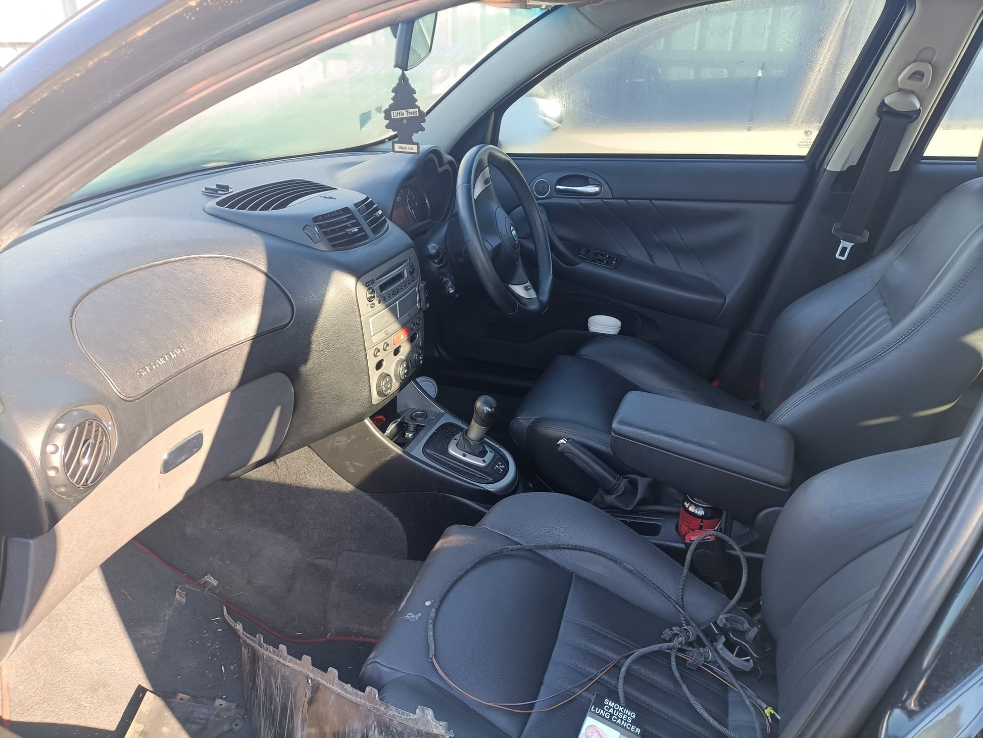 2006 ALFA ROMEO 147 RIGHT FRONT DOOR LOCK, 09/01-12/10 46800415 DOOR BOOT GATE LOCK