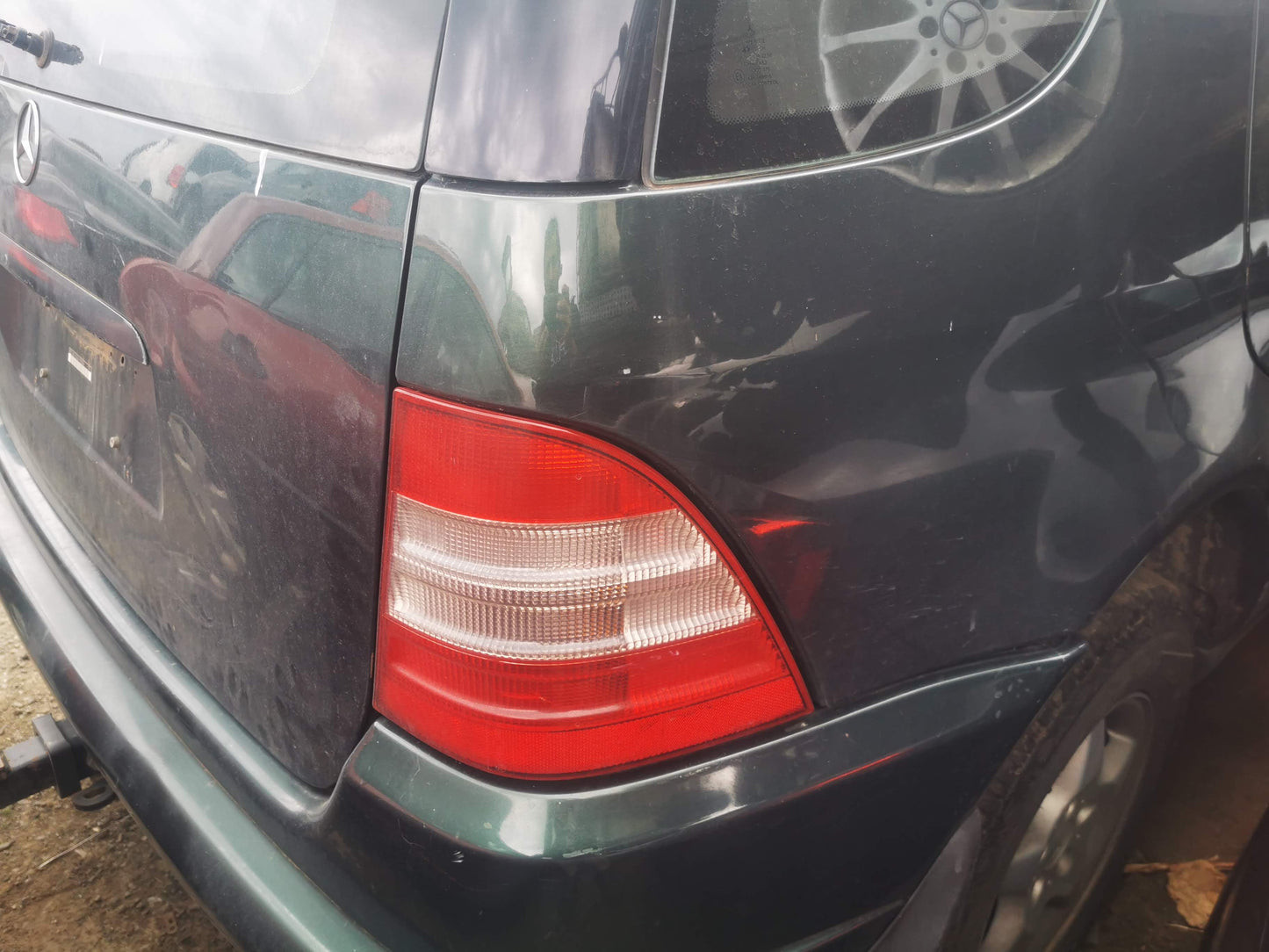 2000 MERCEDES M CLASS W163, BLACK, PLUG TYPE, ML320/ML270, 09/98-10/01 A1638103493 RIGHT DOOR MIRROR