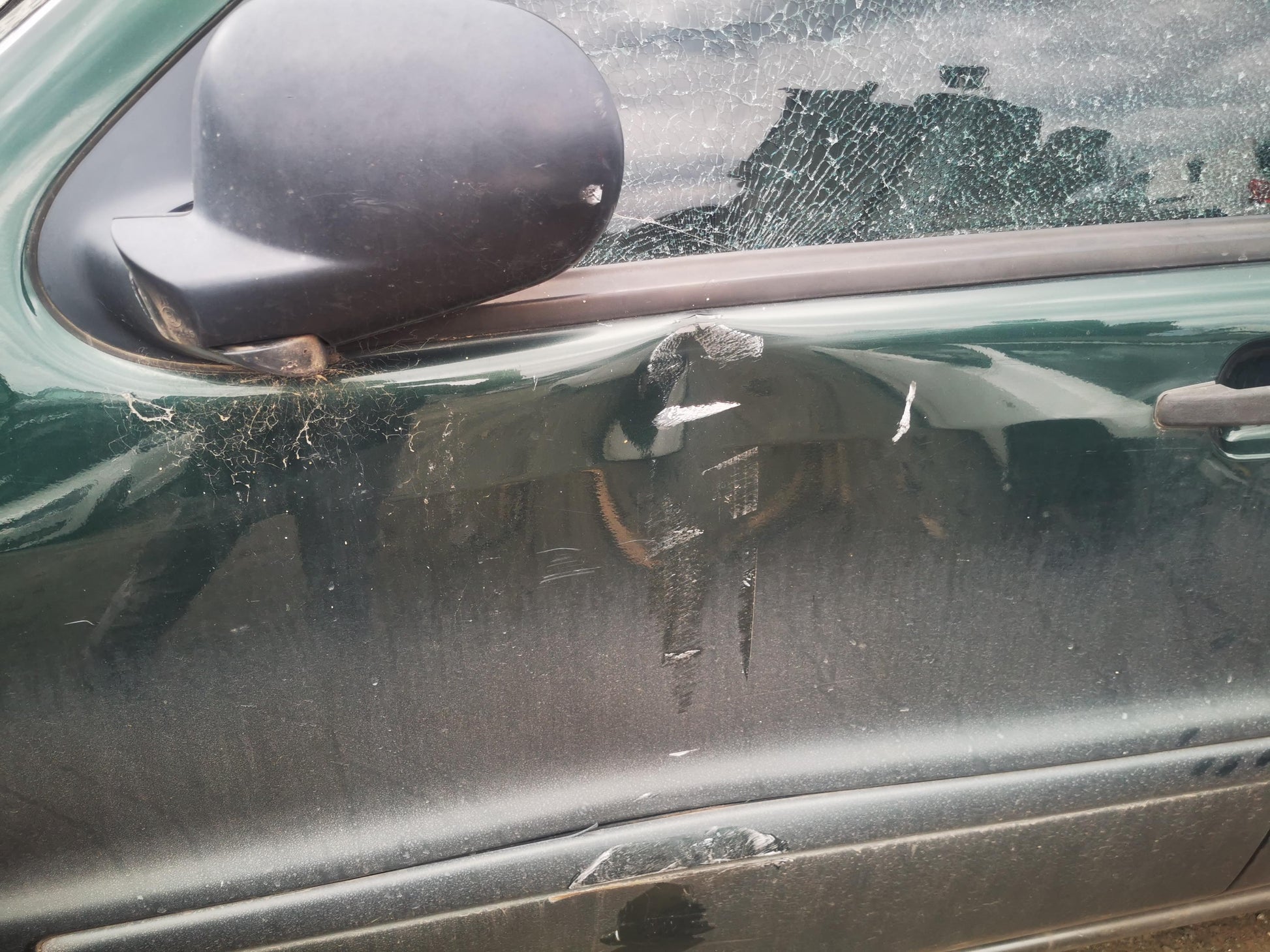 2000 MERCEDES M CLASS W163, BLACK, PLUG TYPE, ML320/ML270, 09/98-10/01 A1638103493 RIGHT DOOR MIRROR