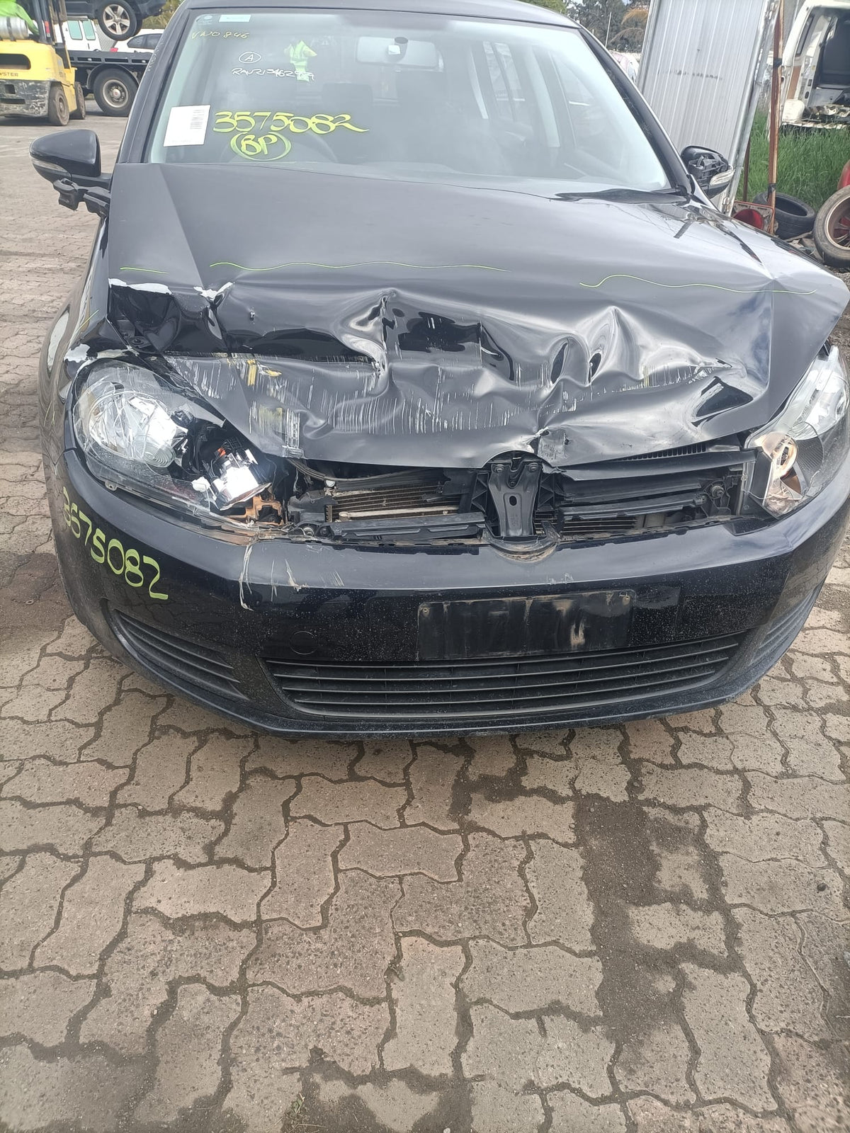 2012 VOLKSWAGEN GOLF RH FRONT, SEAT BELT ONLY, GEN 6, 12/08-03/13 1K4857706BN SEAT BELT STALK
