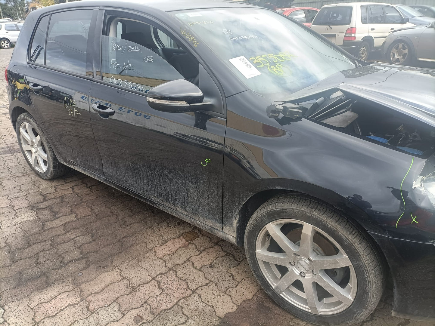 2012 VOLKSWAGEN GOLF RIGHT FRONT DOOR LOCK, GEN 6, HATCH/CABRIO, P/N 5K2837016D, 10/08-01/16 5K2837016D DOOR BOOT GATE LOCK