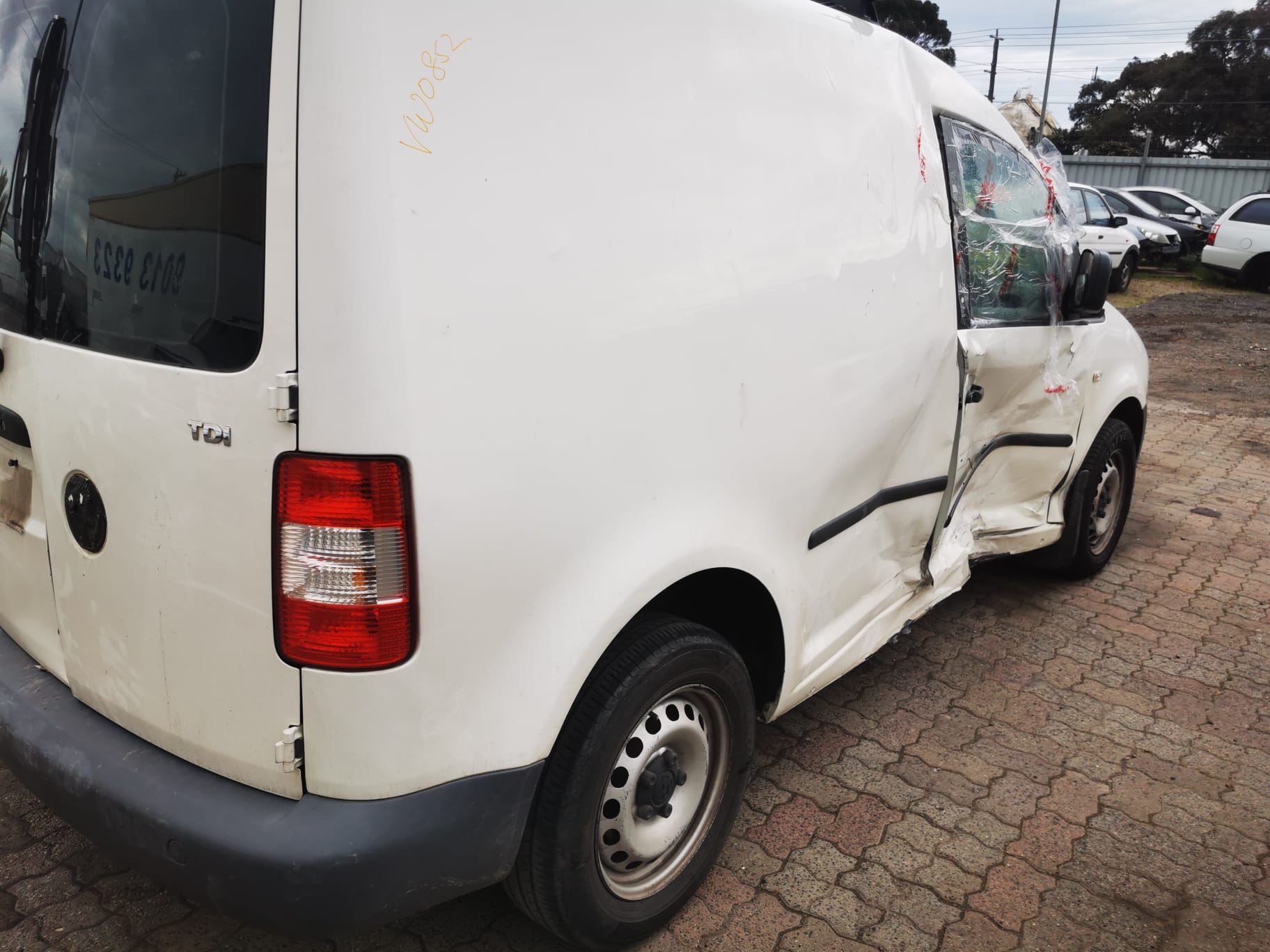 2008 VOLKSWAGEN CADDY 2K, 12/04-08/10 2K0945096M RIGHT TAILLIGHT